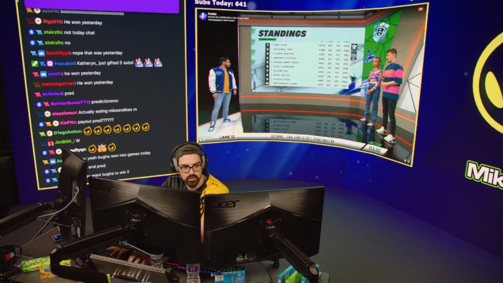 AussieAntics hosts FNCS Watch Party on a XR Stage, produced by Raidiant