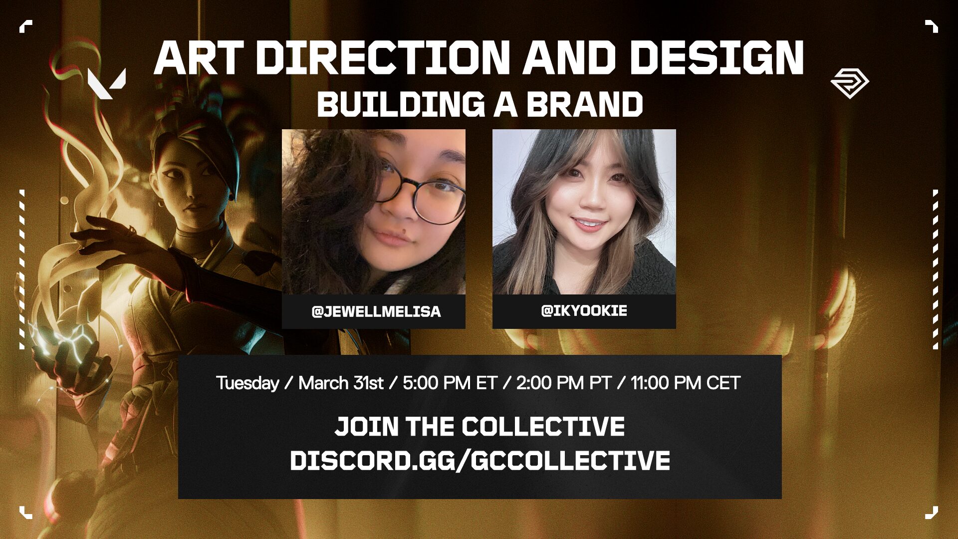 Game Changers Collective Discord - Art Direction and Design in Esports and VALORANT
