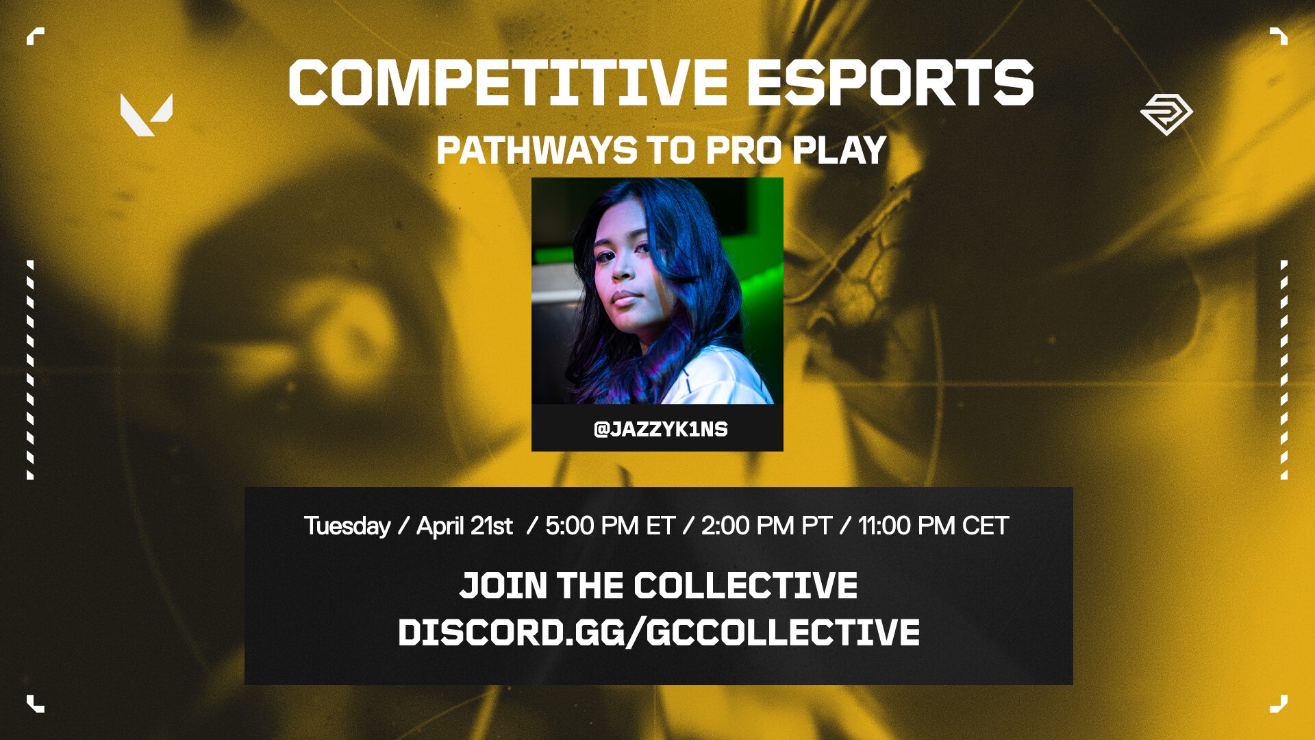 Game Changers Collective | Tactical Tuesday: Competitive gaming – pathways to pro Event Logo